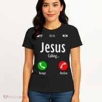 Jesus Is Calling Christian T Women's T-Shirt thumb 4