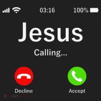 Jesus Is Calling Christian Women's Sweatshirt thumb 2