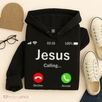 Jesus Is Calling Christian Hoodie thumb 4