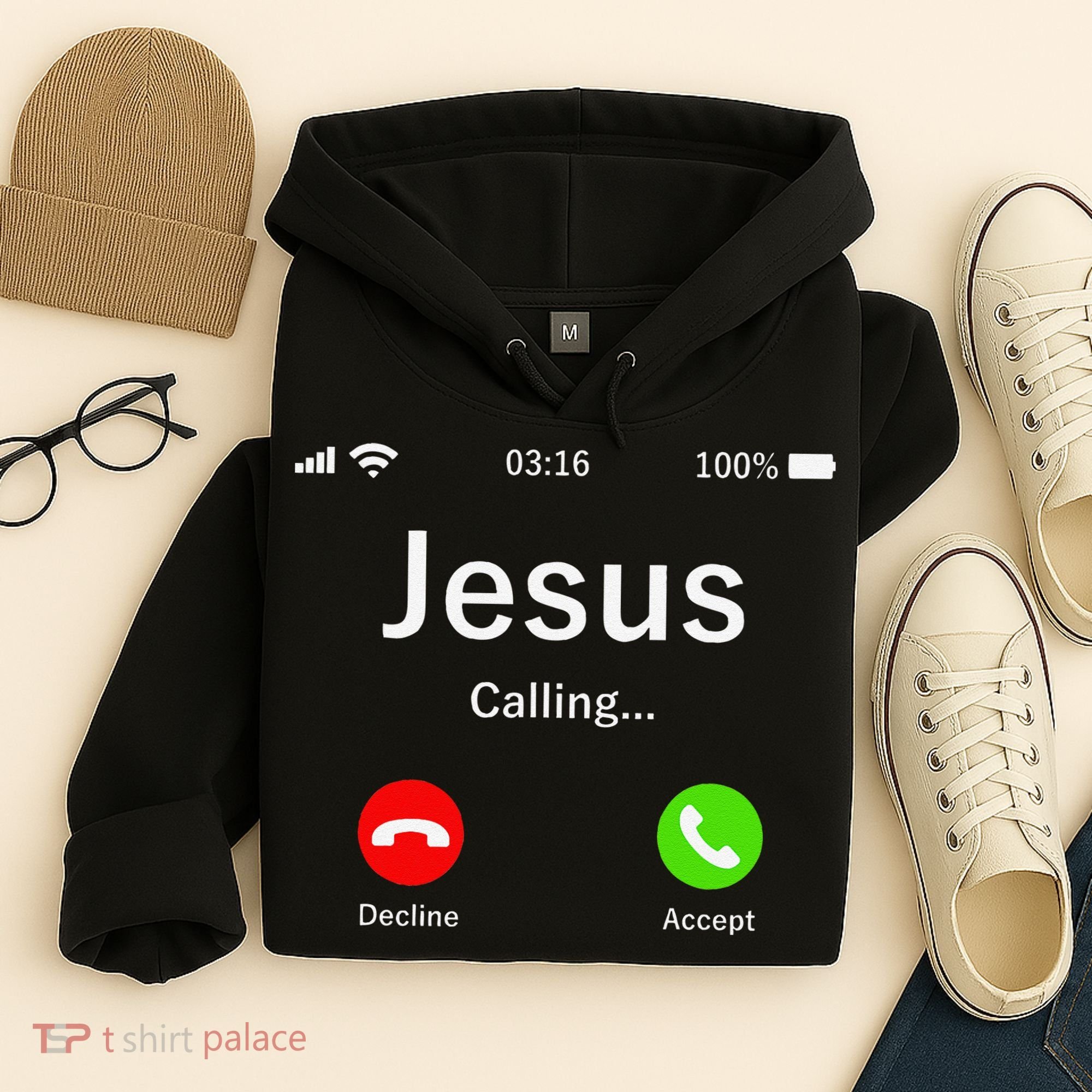 Jesus Is Calling Christian Hoodie