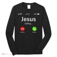 Jesus Is Calling Christian Long Sleeve Shirt thumb 0