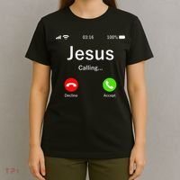 Jesus Is Calling Christian T-Shirt thumb 4