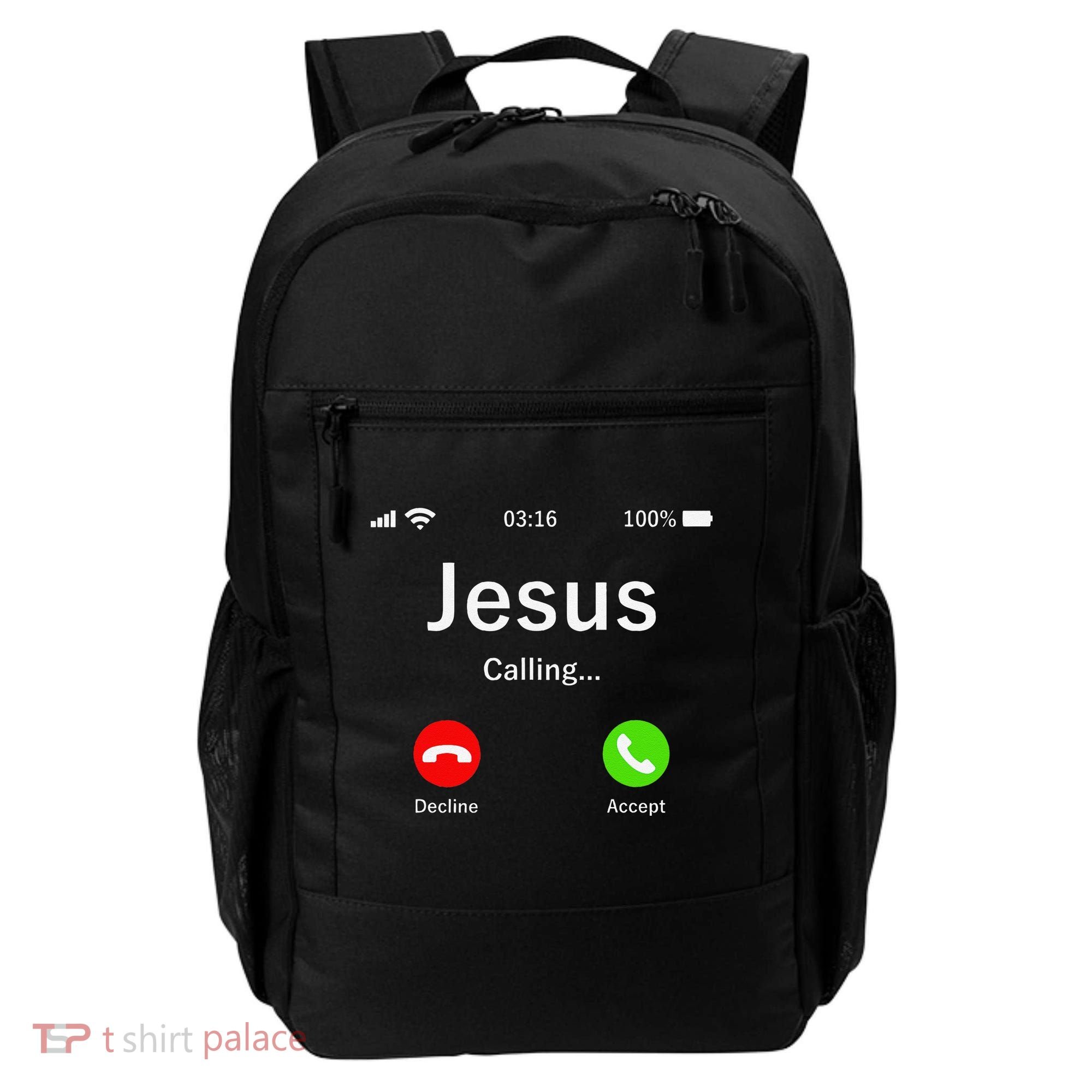 Jesus Is Calling Christian Backpack