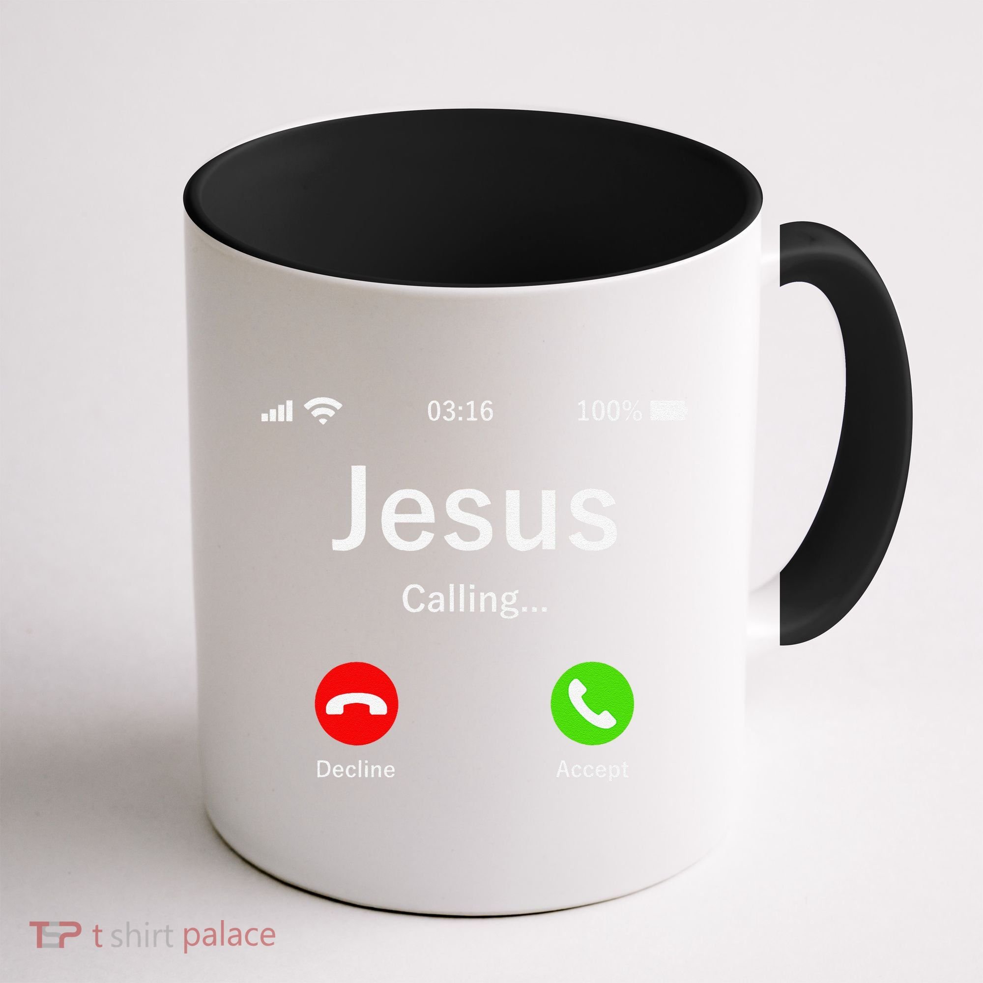 Jesus Is Calling Christian Coffee Mug