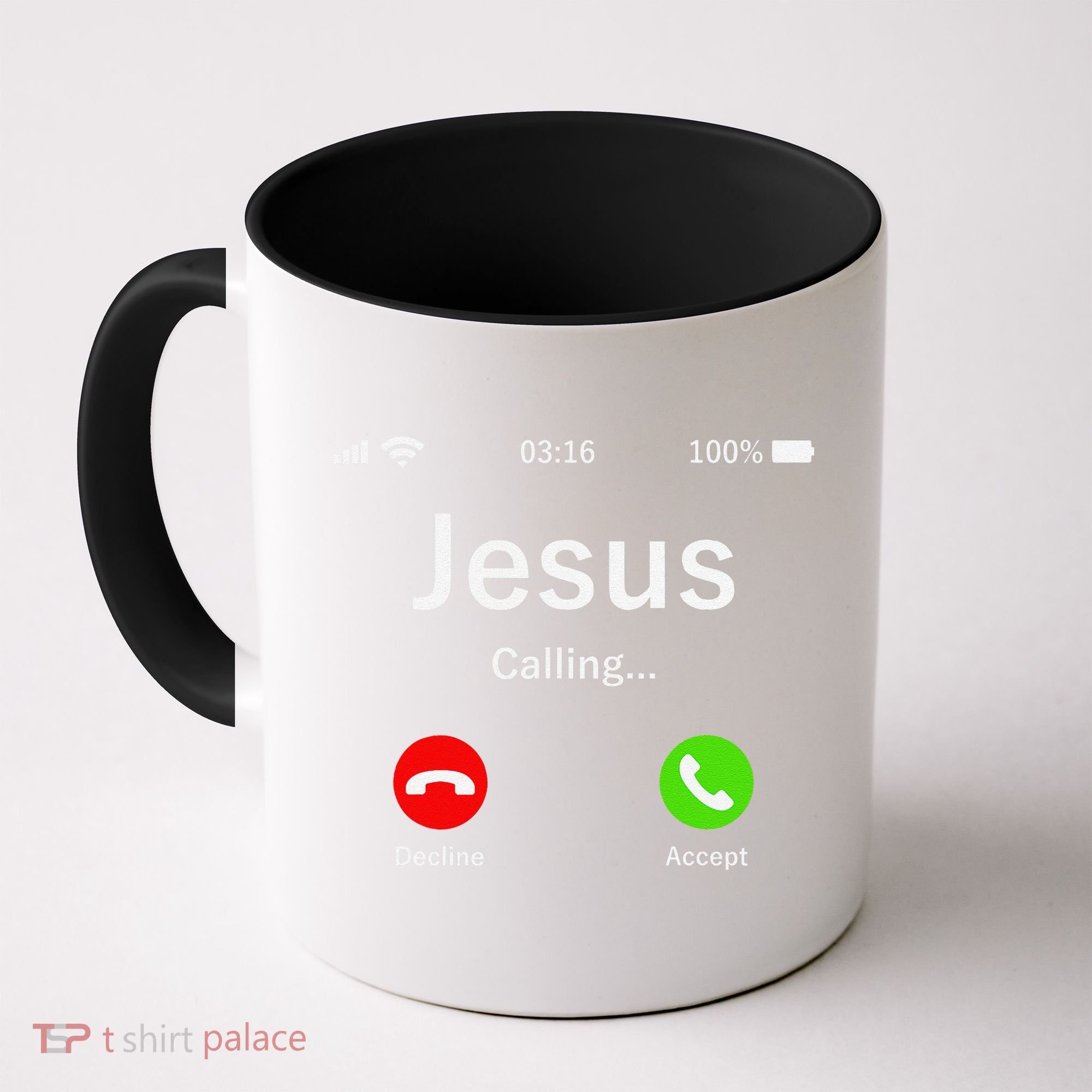 Jesus Is Calling Christian Coffee Mug