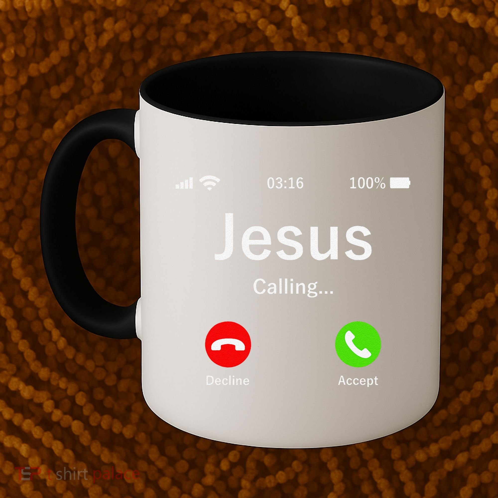 Jesus Is Calling Christian Coffee Mug