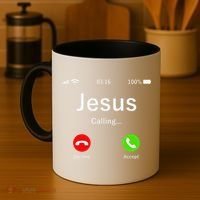Jesus Is Calling Christian Coffee Mug thumb 4