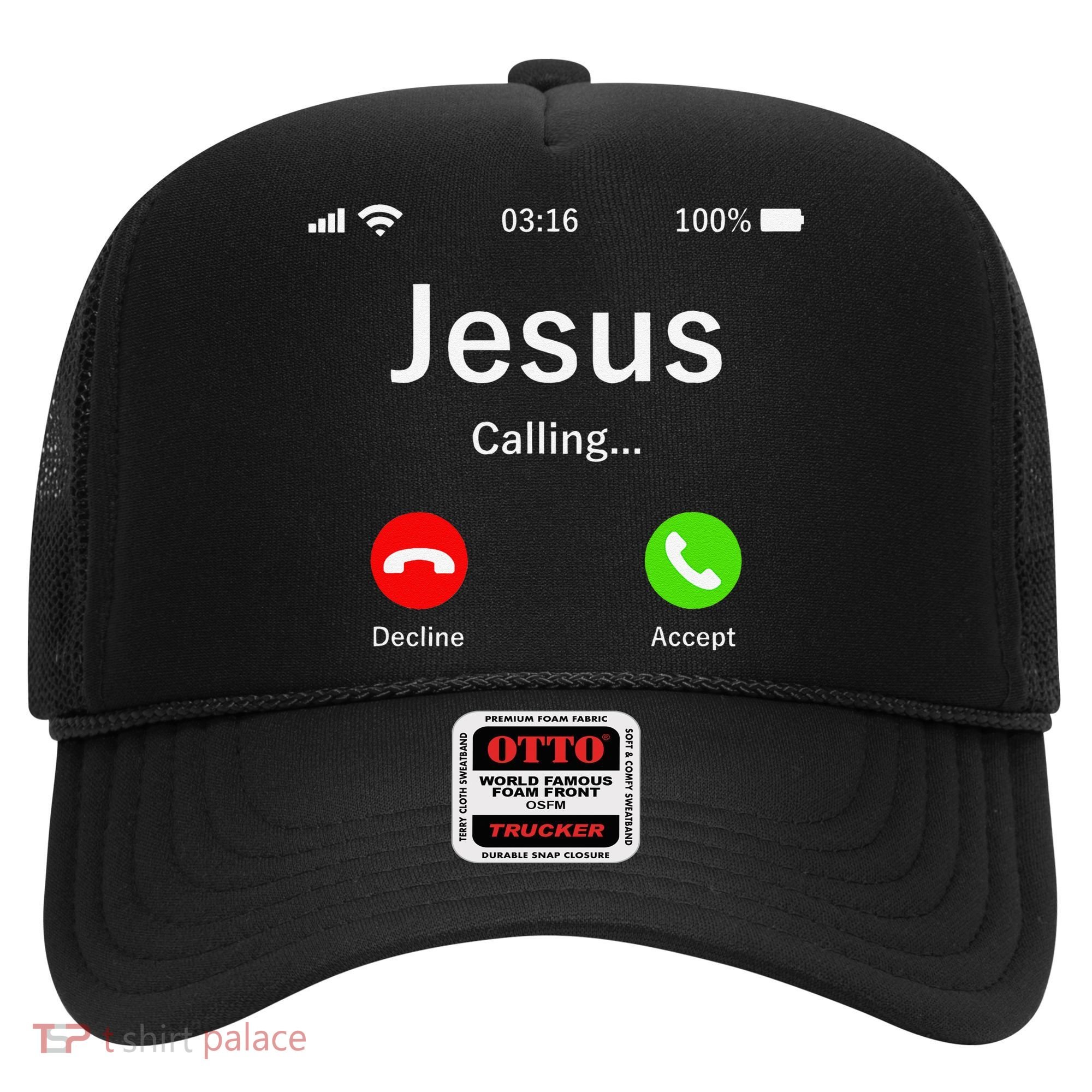 Jesus Is Calling Christian Hat