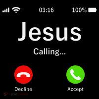 Jesus Is Calling Christian Women's Long Sleeve Shirt thumb 2