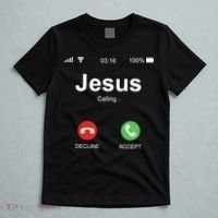 Jesus Is Calling Funny Christian Gifts For Men Women T-Shirt thumb 5