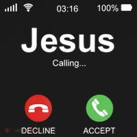 Jesus Is Calling Funny Christian Gifts For Men Women Toddler Hoodie thumb 2