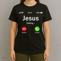Jesus Is Calling Christian T-Shirt thumb 4
