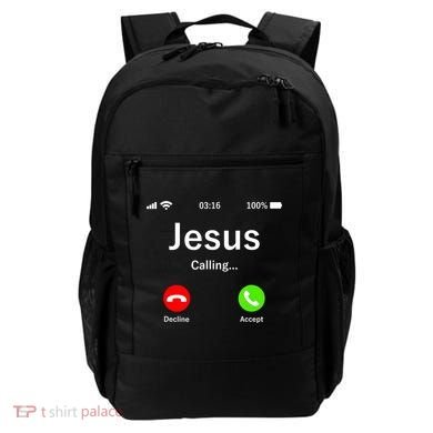 Jesus Is Calling Christian Backpack