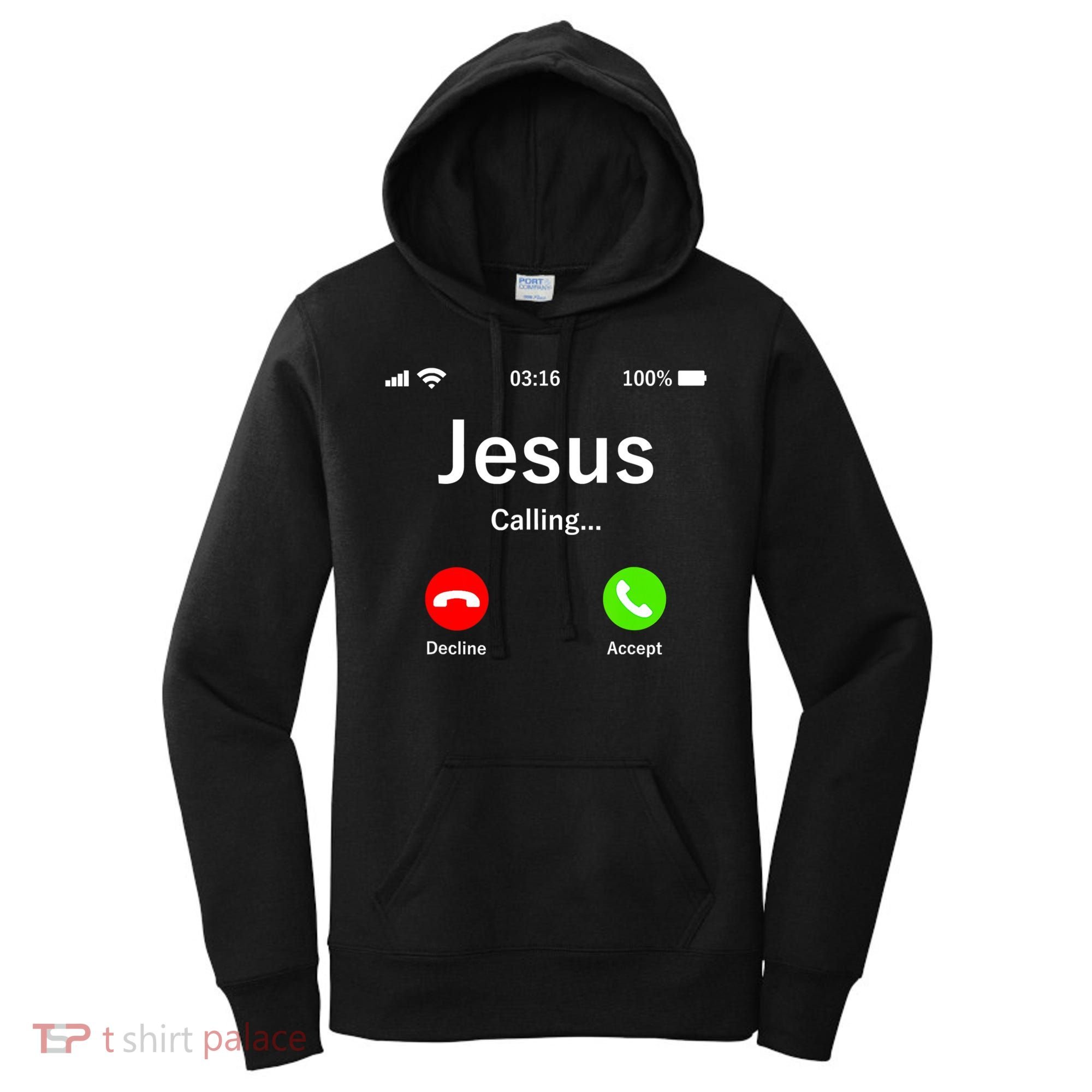 Jesus Is Calling Christian Women's Hoodie