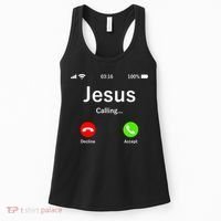 Jesus Is Calling Christian Women's Tank Top thumb 0