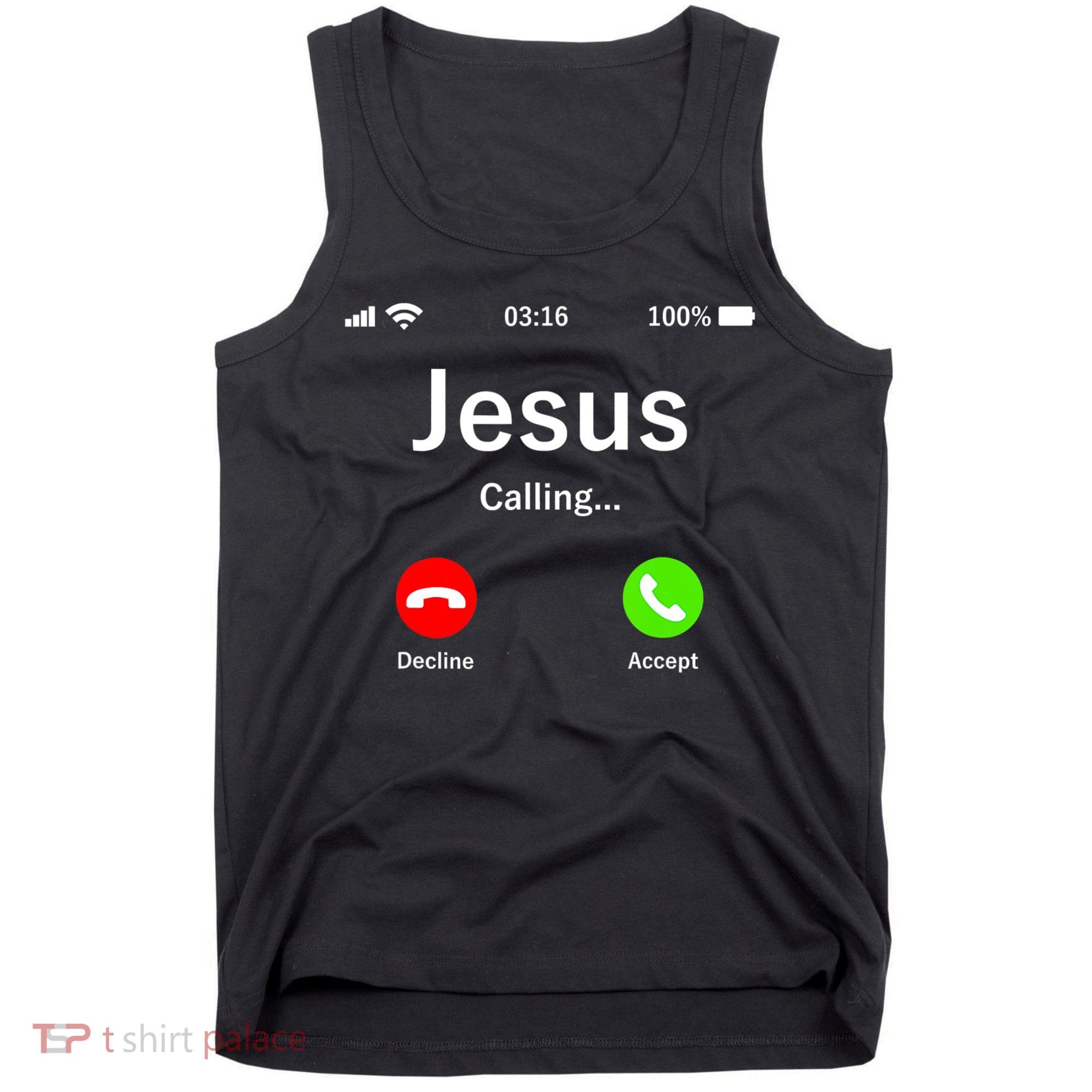 Jesus Is Calling Christian Tank Top