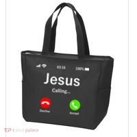 Jesus Is Calling Christian Tote Bag thumb 3
