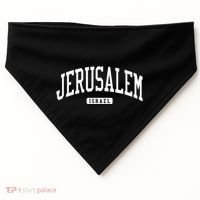 Jerusalem Israel College University Style USA-Made Doggie Bandana thumb 0