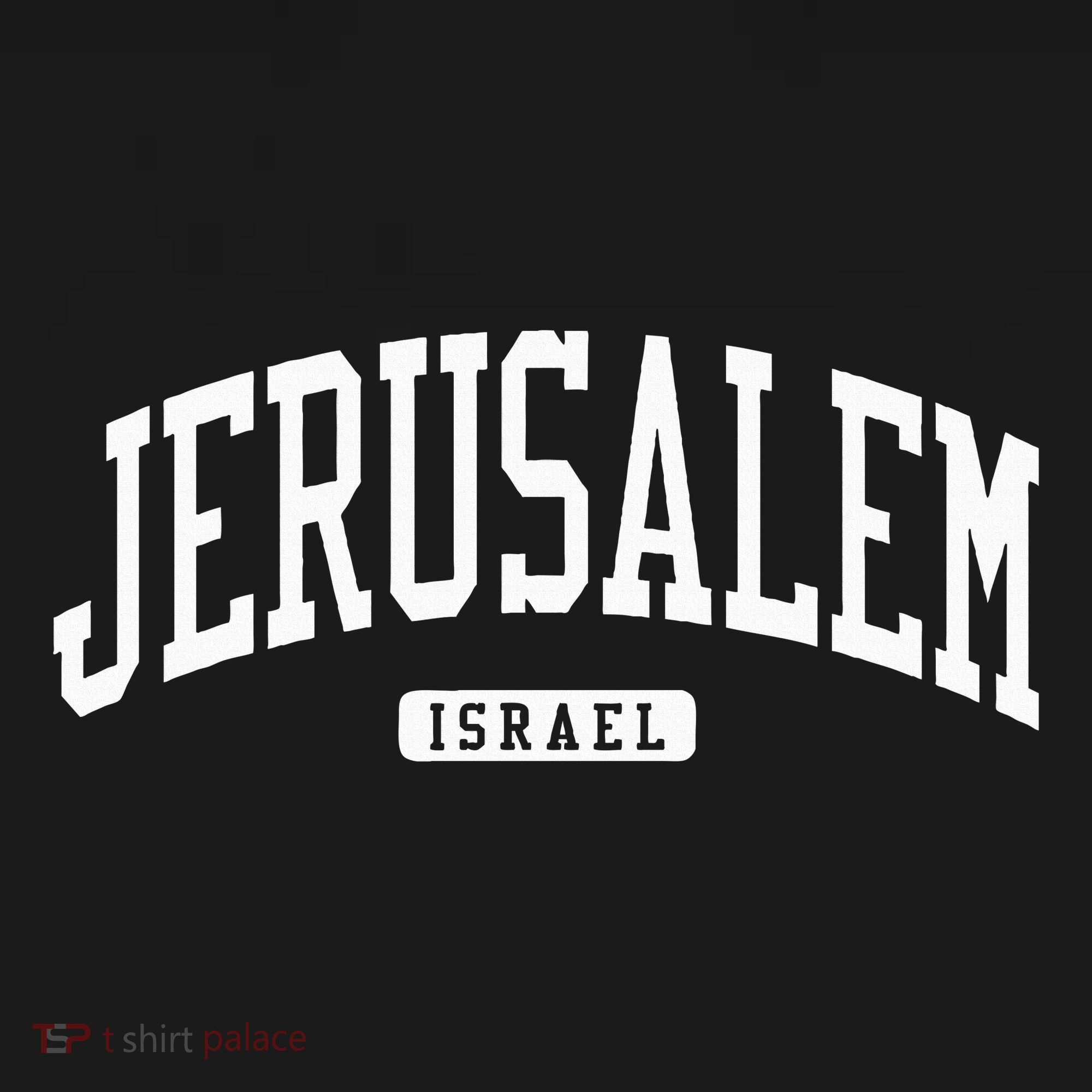 Jerusalem Israel College University Style T-Shirt