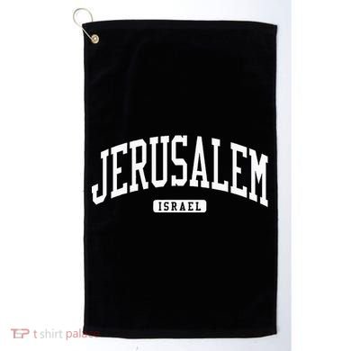 Jerusalem Israel College University Style Golf Towel