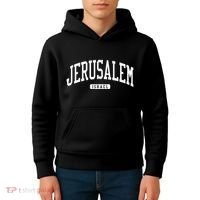 Jerusalem Israel College University Style Kids Hoodie thumb 4