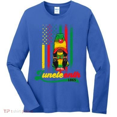 Junenth Independence Celebration Gift Women's Long Sleeve Shirt