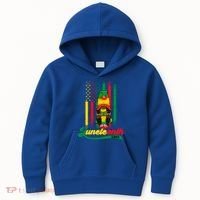 Junenth Independence Celebration Gift Kids Hoodie thumb 0