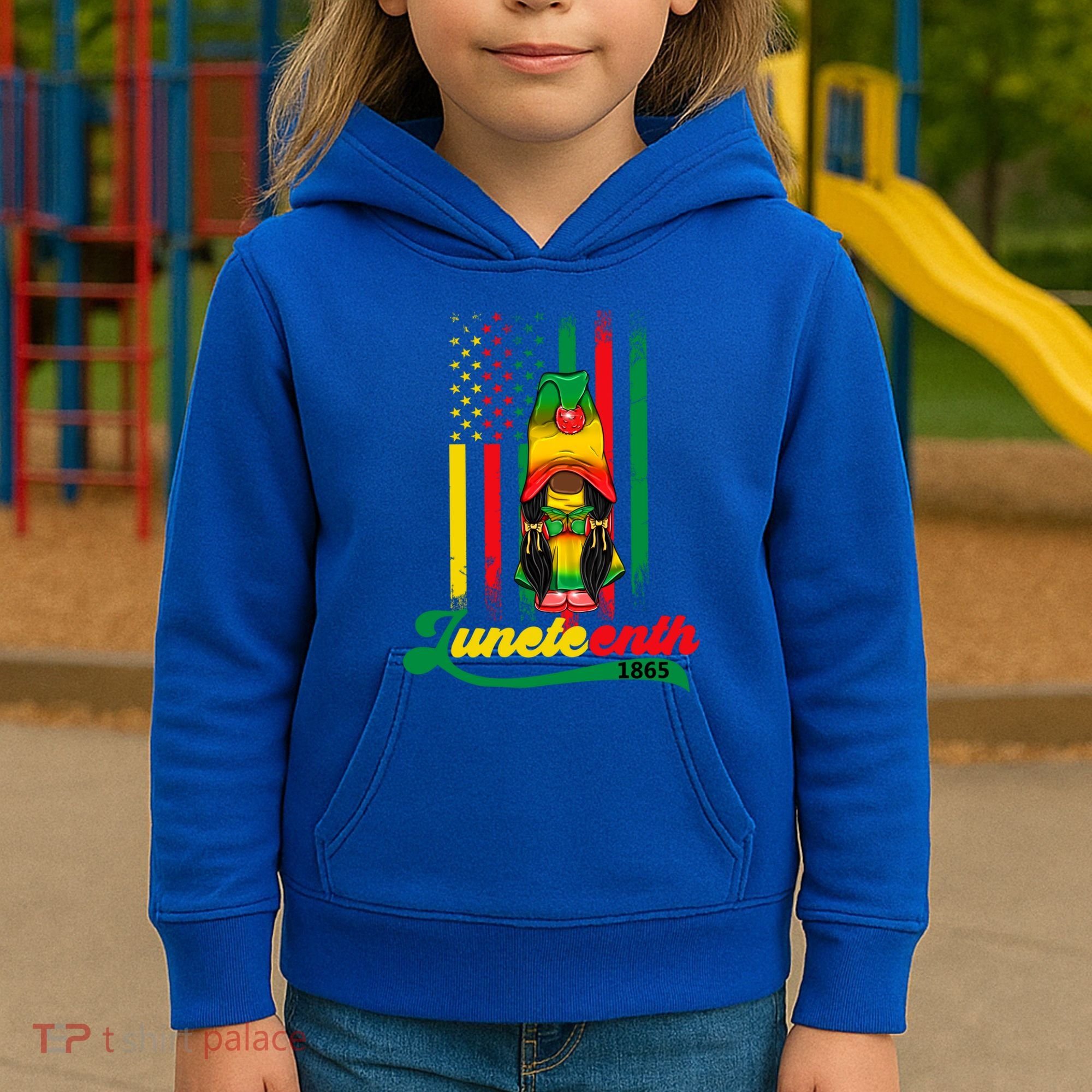 Junenth Independence Celebration Gift Kids Hoodie