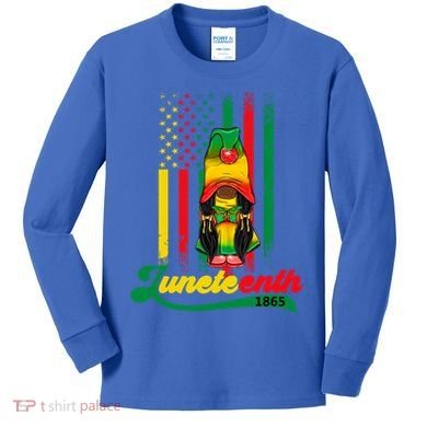 Junenth Independence Celebration Gift Kids Long Sleeve Shirt