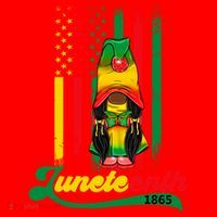 Junenth Independence Celebration Gift Santa Hat thumb 1