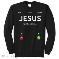 Jesus Is Calling Christian Sweatshirt thumb 0