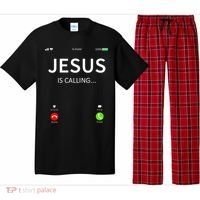 Jesus Is Calling Christian Pajama Set thumb 0