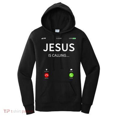 Jesus Is Calling Christian Women's Hoodie