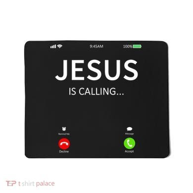 Jesus Is Calling Christian Mousepad