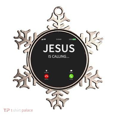 Jesus Is Calling Christian Ornament