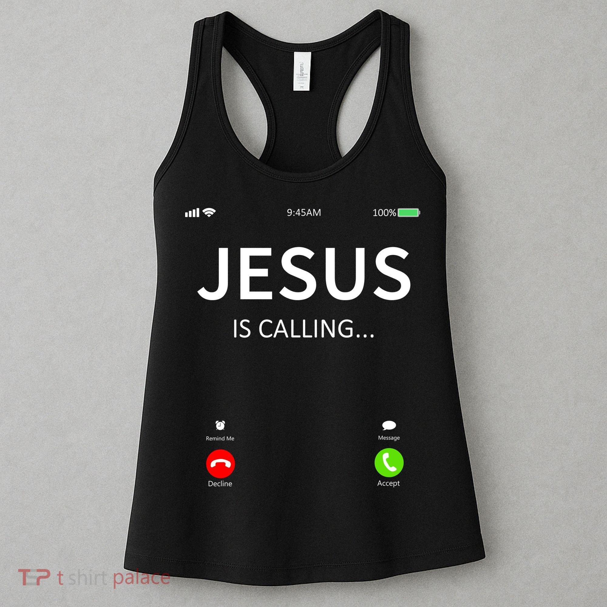 Jesus Is Calling Christian Women's Tank Top