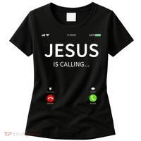Jesus Is Calling Christian Women's T-Shirt thumb 0
