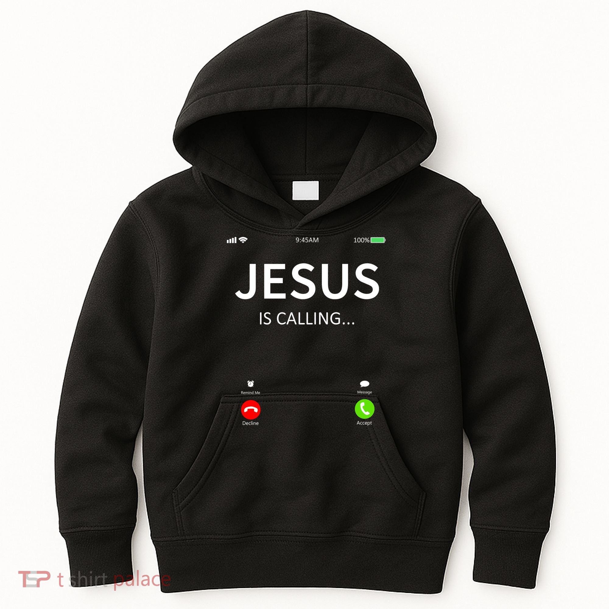 Jesus Is Calling Christian Kids Hoodie