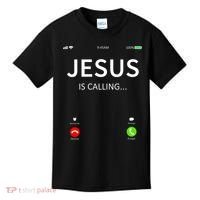 Jesus Is Calling Christian Kids T-Shirt thumb 0