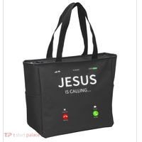 Jesus Is Calling Christian Tote Bag thumb 2