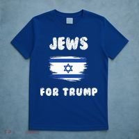 Jewish Israel Flag Jews for Trump  T-Shirt thumb 5