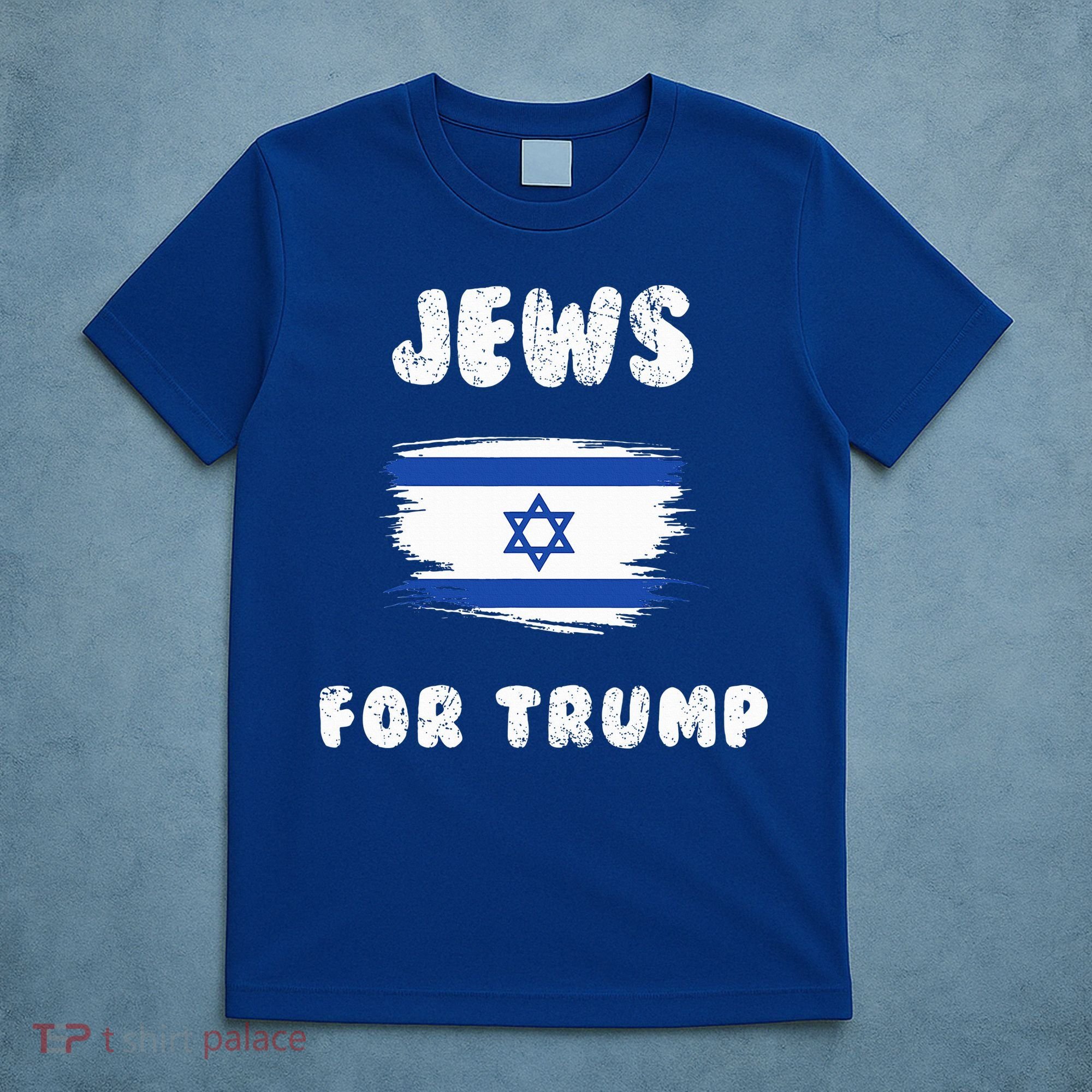 Jewish Israel Flag Jews for Trump  T-Shirt