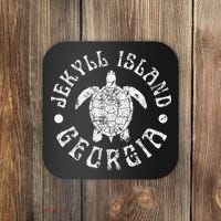Jekyll Island Georgia Beach Sea Turtle Summer Vacation Coaster thumb 0