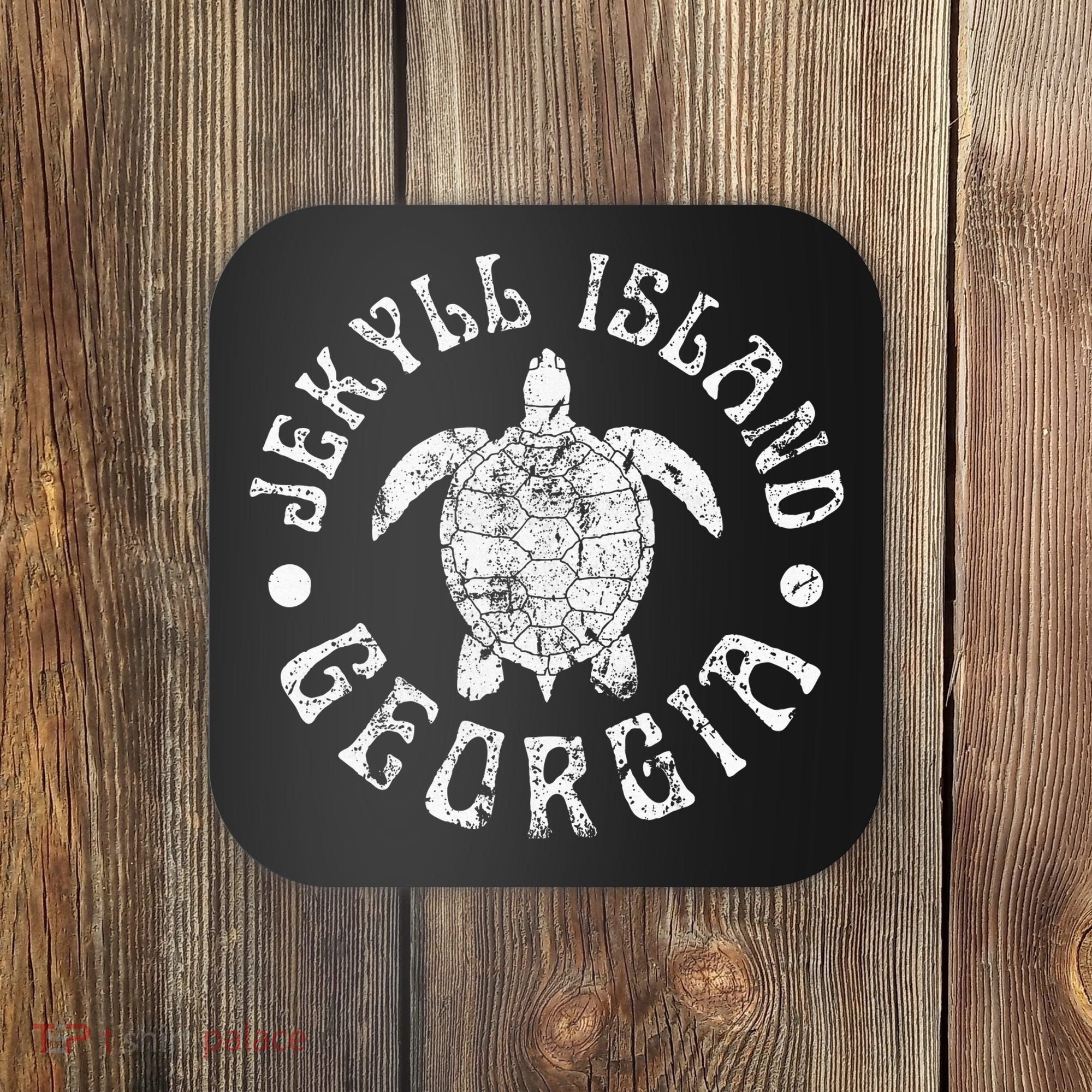 Jekyll Island Georgia Beach Sea Turtle Summer Vacation Coaster