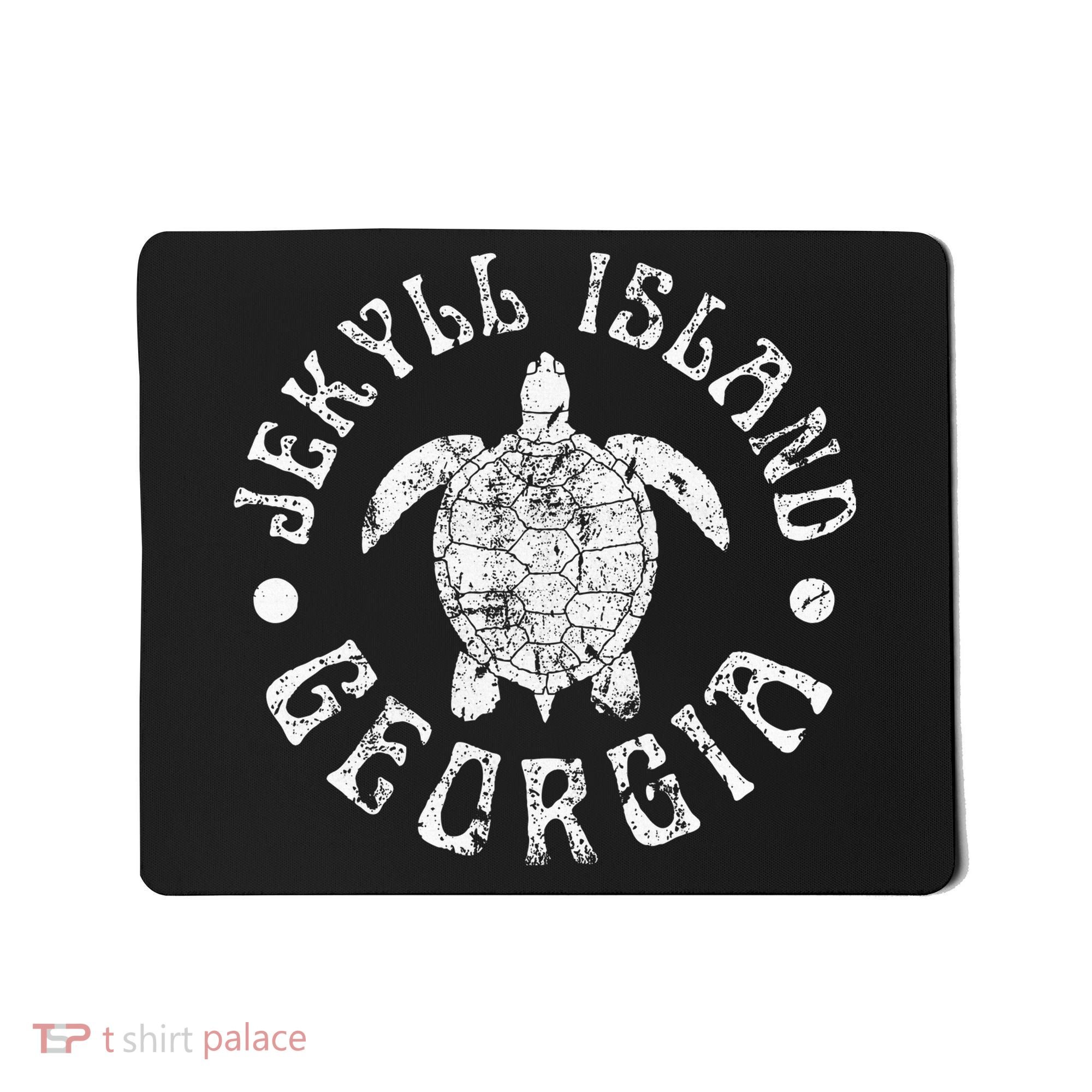 Jekyll Island Georgia Beach Sea Turtle Summer Vacation Mousepad