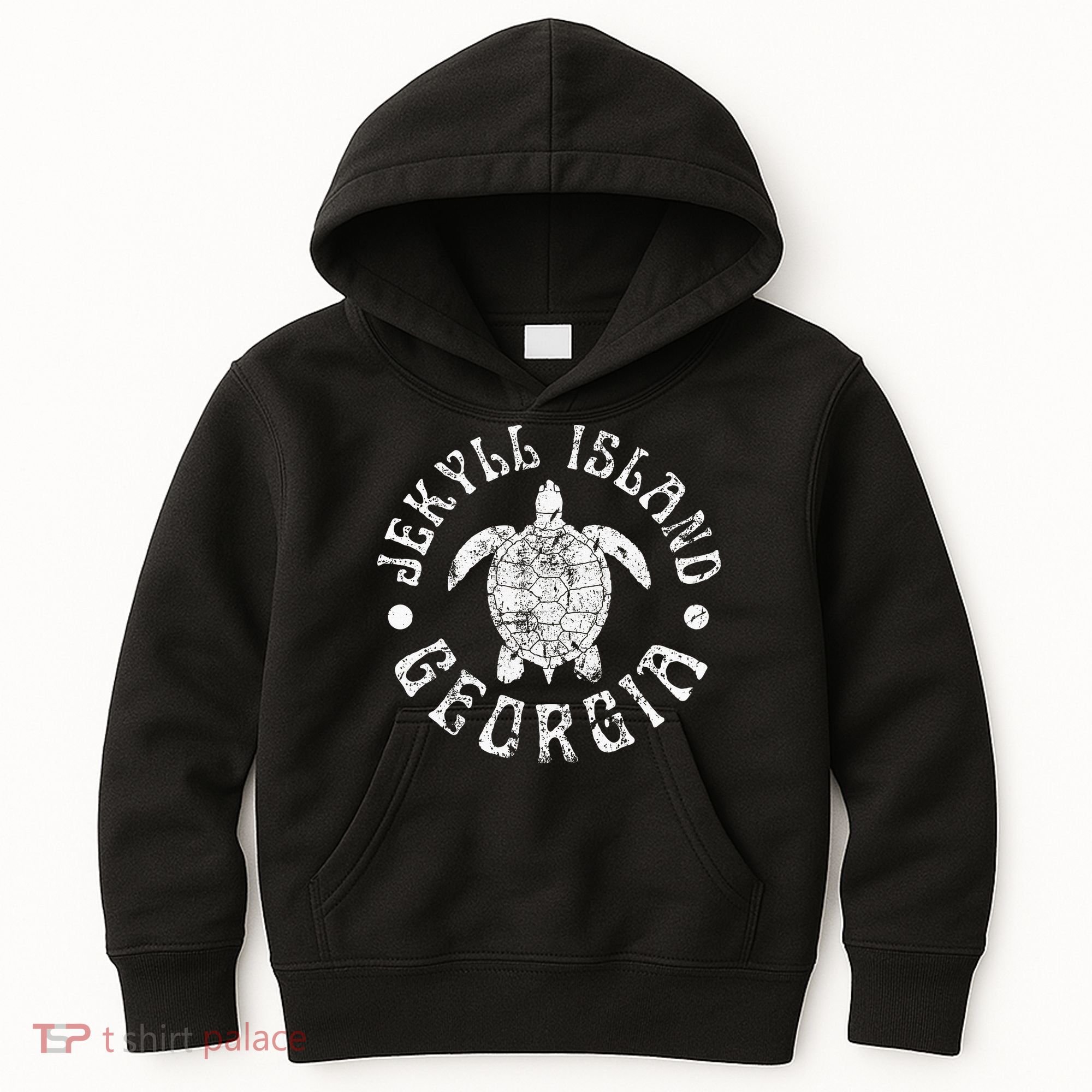 Jekyll Island Georgia Beach Sea Turtle Summer Vacation Kids Hoodie