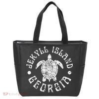 Jekyll Island Georgia Beach Sea Turtle Summer Vacation Tote Bag thumb 0