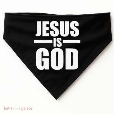Jesus Is God USA-Made Doggie Bandana