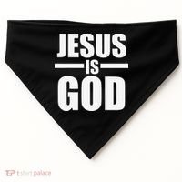 Jesus Is God USA-Made Doggie Bandana thumb 0