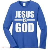 Jesus Is God Women's Long Sleeve Shirt thumb 0